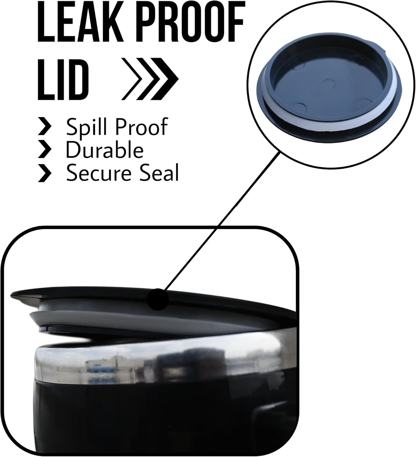 Self Stirring Mug, Rechargeable Stainless Steel Electric High Speed Mixing Cup With 2 Stir Bar, 14oz Waterproof With Magnetic Charge For Milk/Coffee/Coco Perfect For Home, Ideal Gift Choice (black) - Image 5