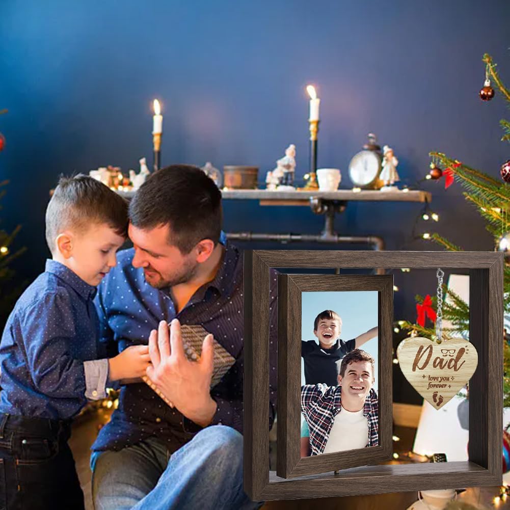 Daddy Photo Frame Double Sided,Ideal Memory Keepsake, Daddy Gifts, Presents for Dad's Birthday, Father's Day, Christmas From Son or Daughter - Image 8
