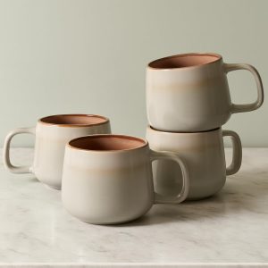 Large Ceramic Coffee Mugs Set of 4 ...
