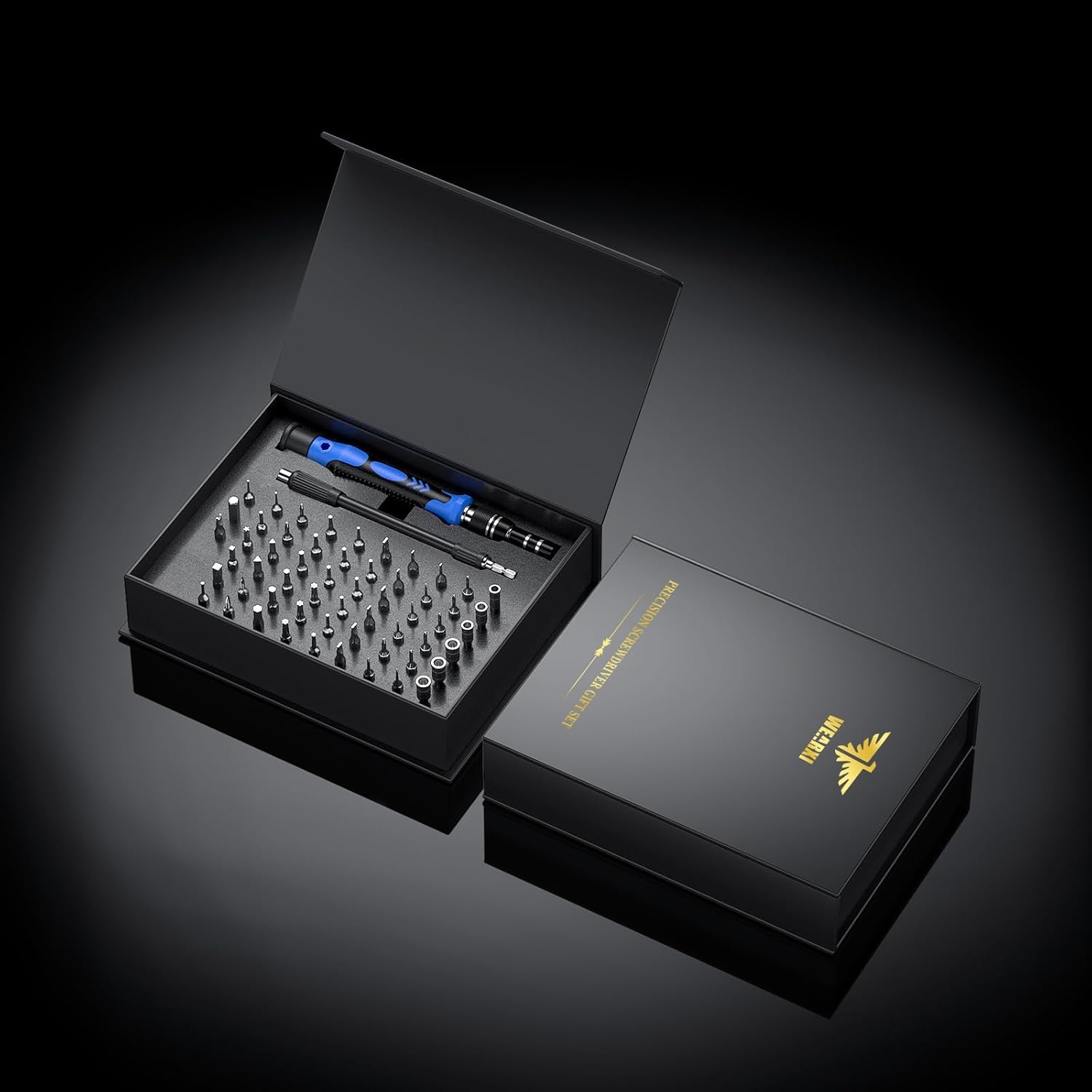 WEARXI Gifts for Men, 60 in 1 Precision Screwdriver Set, Valentines Gifts for Him, Multi Tool Gadgets for Men, Ratchet Screwdriver Bit Set, Mens Gifts for Dad Birthday Presents for Dad - Image 3