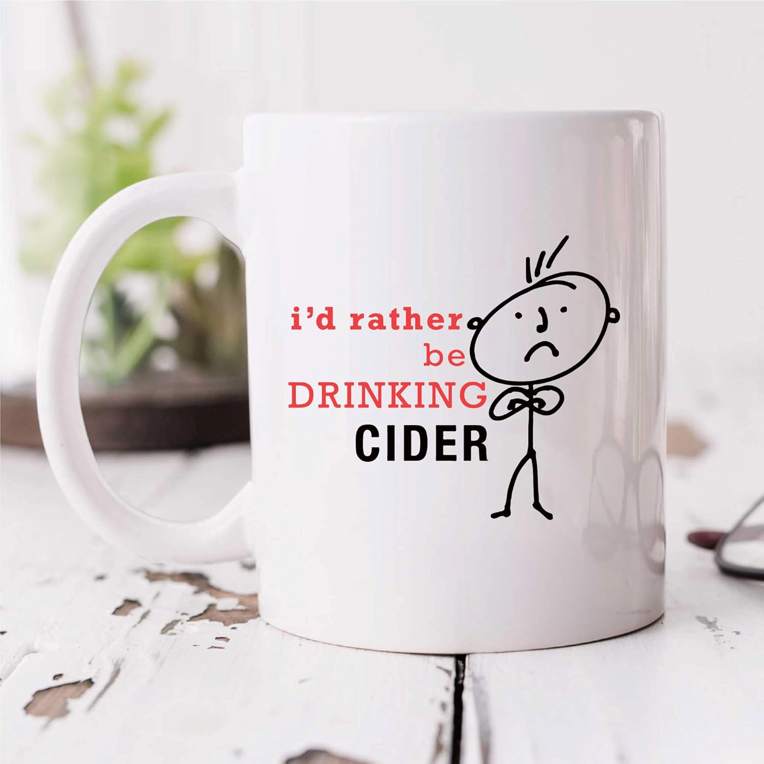 60 Second Makeover Limited Men's I'd Rather Be Drinking Cider Mug Cup Gift Dad Husband Fathers Day Friend Birthday Christmas Cup - Image 3