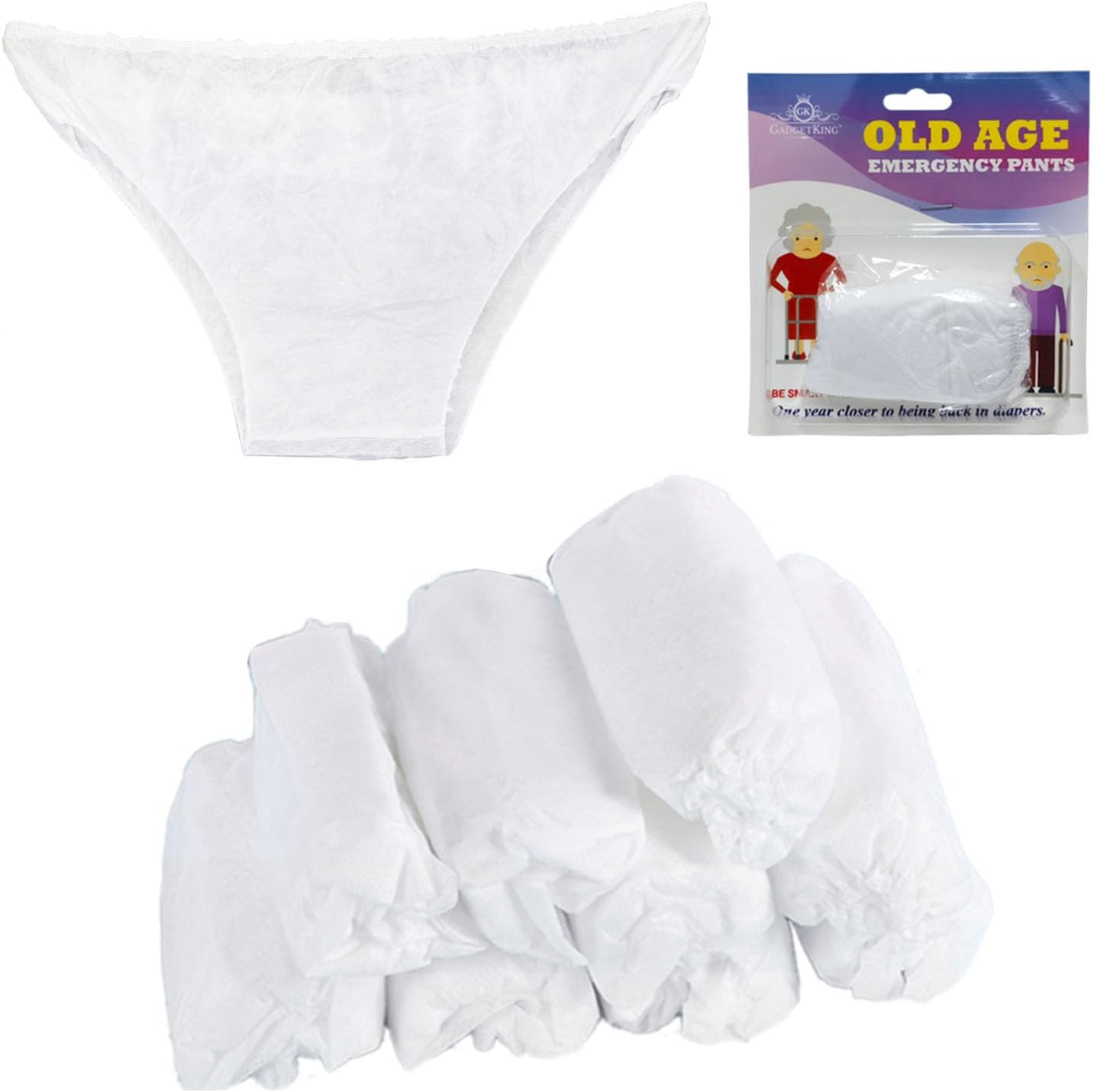 OLD AGE PANTS EMERGENCY UNDERPANTS Present for Him Husband Gift Boyfriend Dad Men Funny Wife Man Girlfriend Granddad Her Womens Ladies 40TH 50TH Birthday Adult Christmas Stocking Filler Secret Santa - Image 4