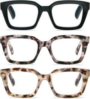 MMOWW 3-Pack Oversized Reading Glas...