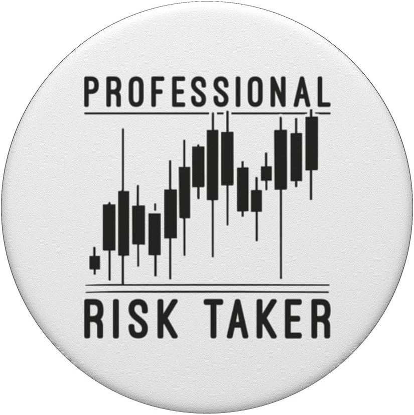 Professional Risk Taker - Forex, Day Trader, Trading PopSockets Swappable PopGrip - Image 3