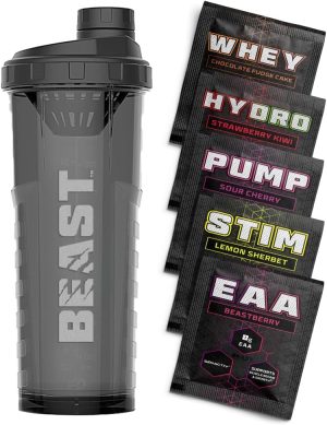 Beast | Protein Shaker Bottle Sport...