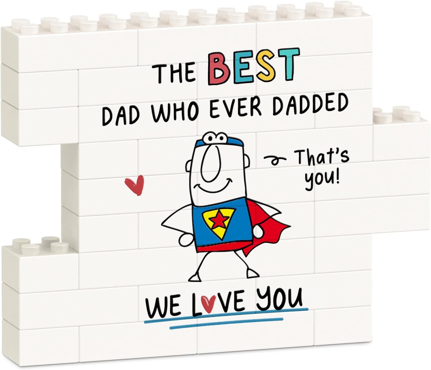 Dad Birthday Gifts - Daddy Plaque, Funny Dad Gifts for Dads Birthday Valentines Father Day Christmas, Ideas, Unique Daddy Card for Papa