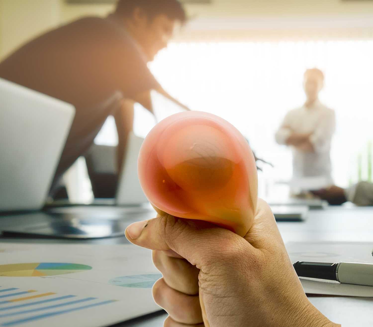 Novelty Balls Stress Relief Ball for Adults Hand Wrist Grip Squeeze Exercise - Naughty Funny Sensory Gag Gift for Men Women Her Him Secret Santa Office Christmas Stocking Filler - 1 Supplied - Image 5