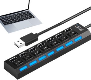 Usb Hub – 7 Port 3.0 Splitter | I...