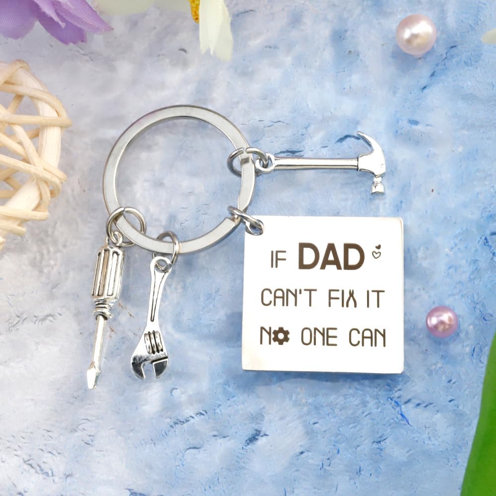 Dad Keyring - Thoughtful Gifts for Fathers Day, Birthday, Christmas, Thanksgiving, Valentines and Stocking Fillers - Image 3
