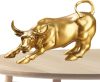 Stock Market Bull Statue,Resin Fort...