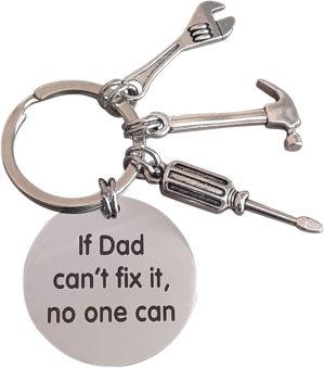 Fathers Day Keyring – Dad Gif...