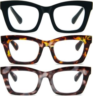 MMOWW 3 Pack Oversized Reading Glas...