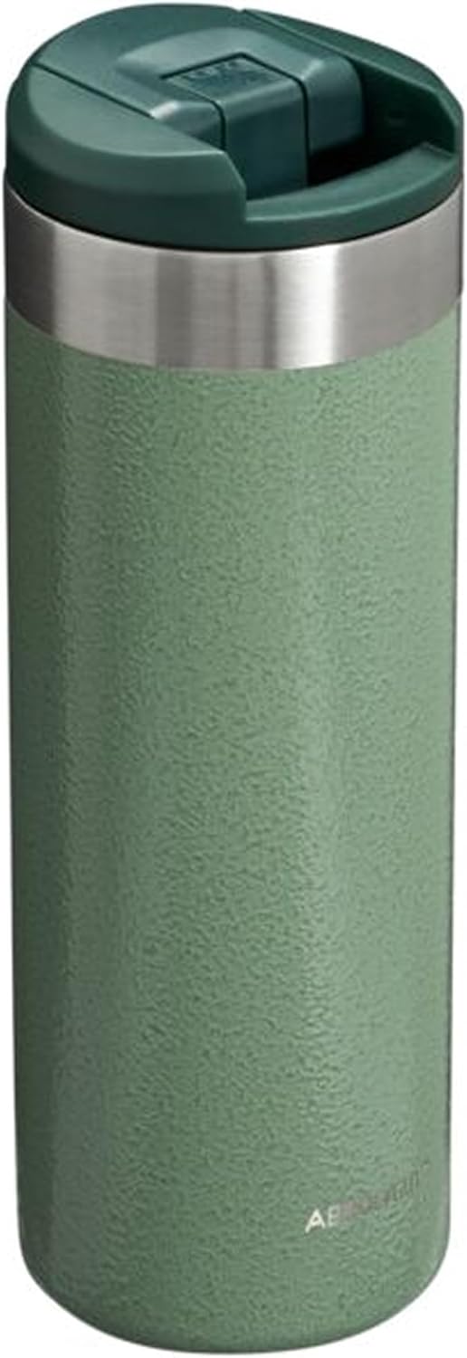 STANLEY 1913 Aerolight Transit Travel Mug 0.47L - Keeps 6 Hours Hot - 8 Hours Cold - Dishwasher Safe - Leakproof - Car Cup Holder Compatible - Insulated Coffee Cup - Hammertone Green - Image 8