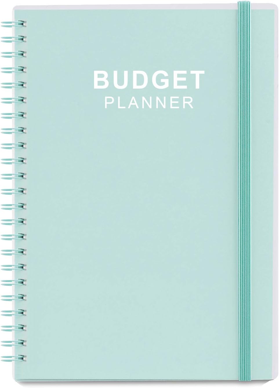 Budget Planner - Monthly Finance Organizer with Expense Tracker Notebook to Manage Your Money Effectively, Undated Finance Planner/Account Book, Start Anytime, 1 Year Use, A5, Teal