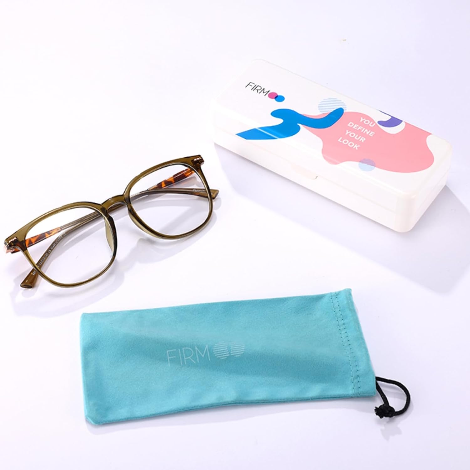 Firmoo Blue Light Blocking Reading Glasses for Women Men, Square Computer Reader Eyeglasses - Image 7