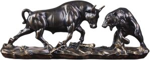 Bronze Wall Street Bull Statue R...