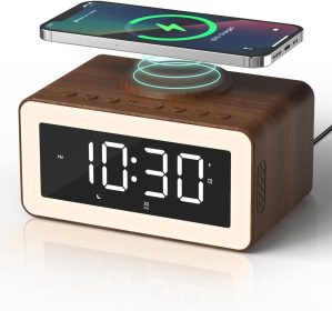 5 in 1 Alarm Clocks Bedside with Wi...