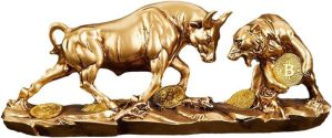 Bull and Bear Statue Wall Street De...
