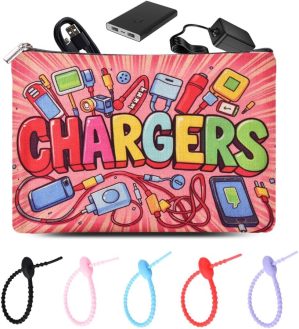 Chargers Organiser Bag with Silicon...