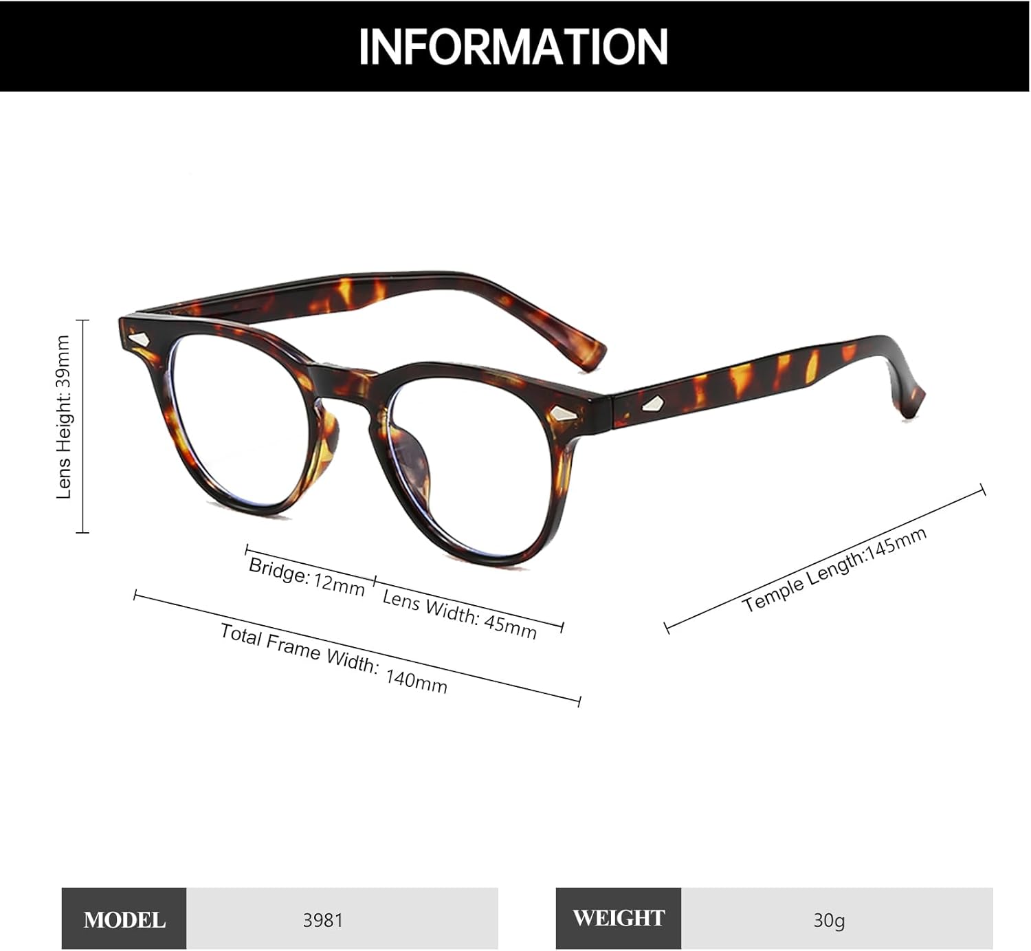 YAMEIZE Small Round Blue Light Blocking Glasses Women Men Retro Clear Lens Glasses Computer Glasses - Image 2