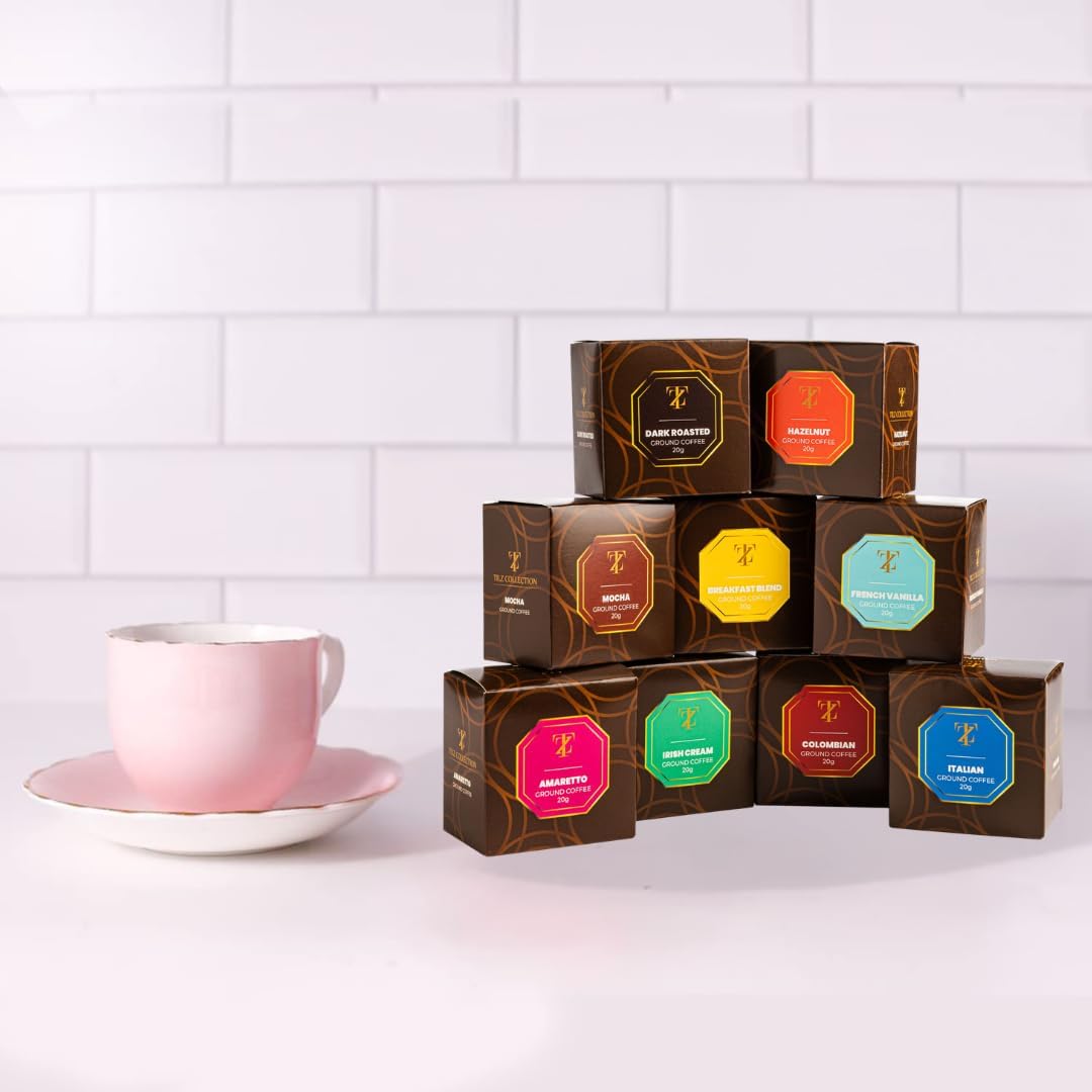 Coffee Gift Set - Coffee Gifts For Men, Women |9pk Ground Coffee For Cafetiere |Christmas Hamper Gifts For Women, Cappuccino, Latte Gifts For Her, Christmas, Birthday, Secret Santa, Stocking Filler - Image 7