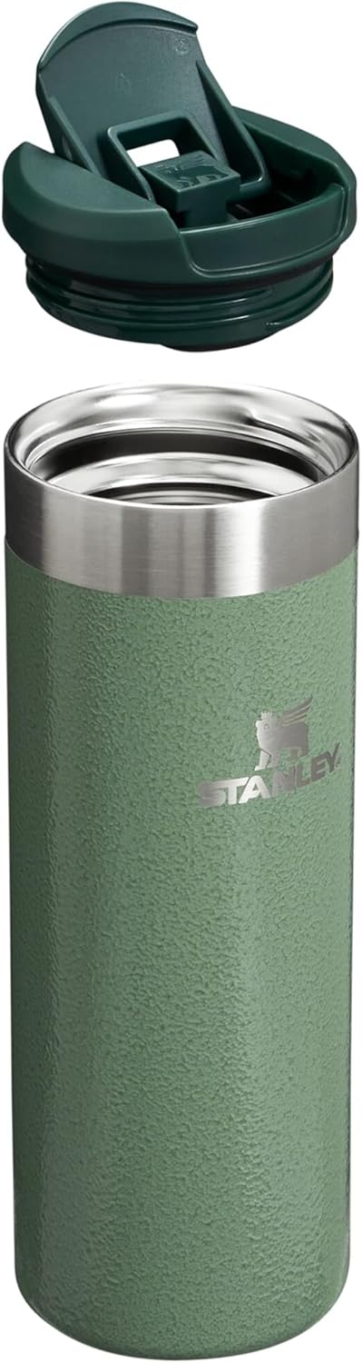 STANLEY 1913 Aerolight Transit Travel Mug 0.47L - Keeps 6 Hours Hot - 8 Hours Cold - Dishwasher Safe - Leakproof - Car Cup Holder Compatible - Insulated Coffee Cup - Hammertone Green - Image 9