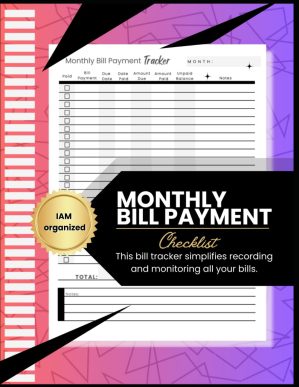 Bill Tracker with Monthly Bill Orga...