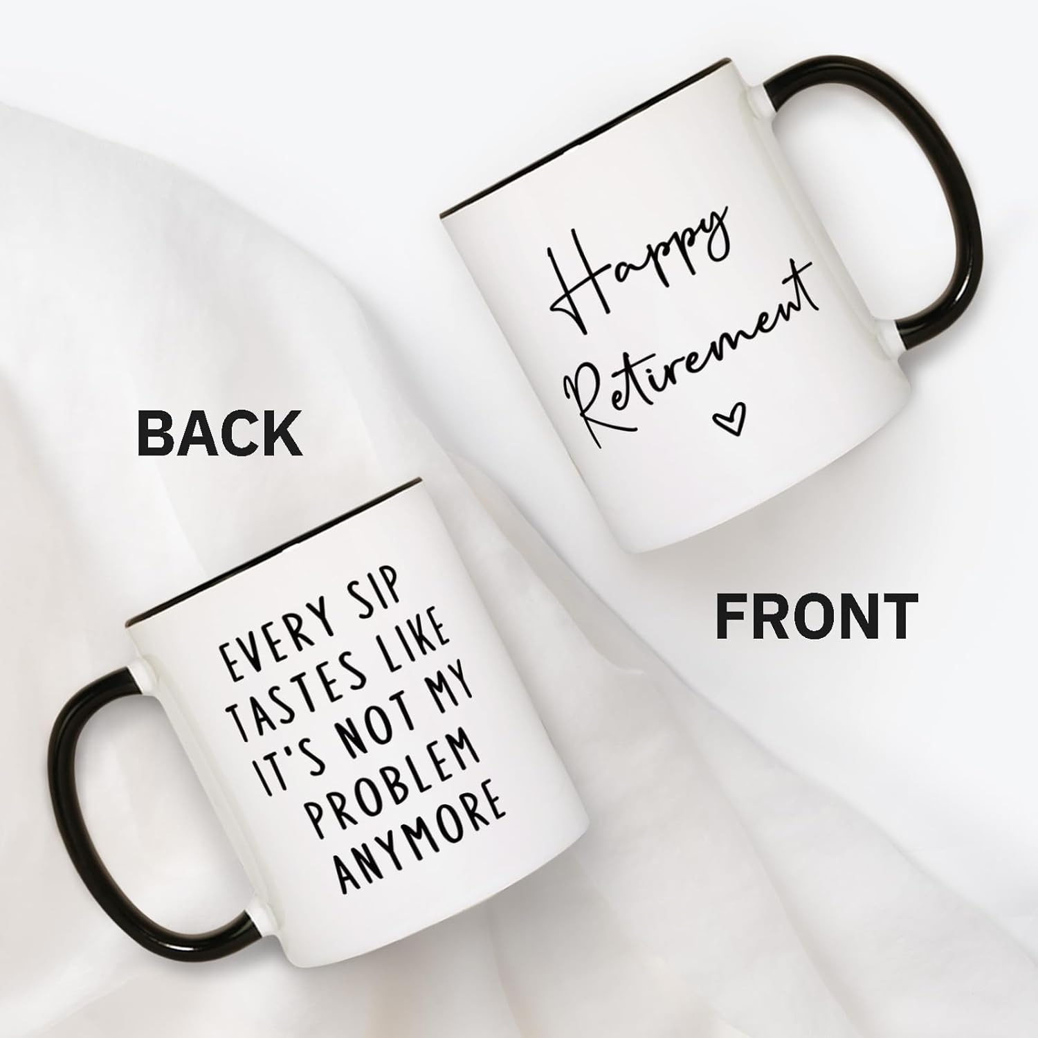 Retirement Gifts for Women Men, Funny Retirement Mug Gift Ideas for Women Friend, Mum, Dad, Colleagues, Boss, Teachers, Not My Problem Anymore Decorations, Goodbye Farewell Leaving Gifts - Image 2