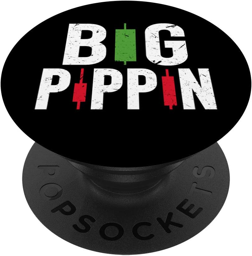 Big Pippin | Funny Forex Market Day Trader Gift PopSockets PopGrip: Swappable Grip for Phones & Tablets