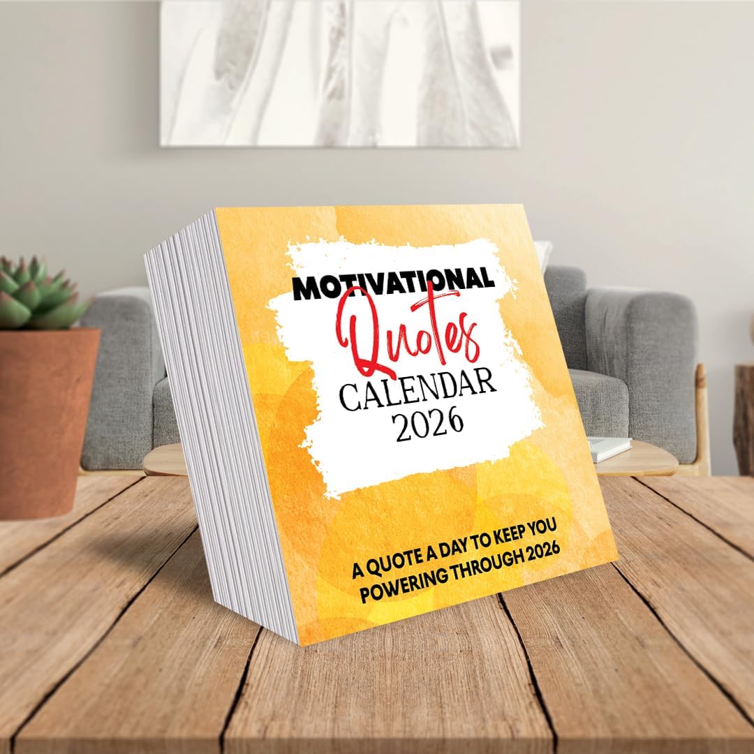 2026 Motivational Daily Desk Calendar – Inspirational Quote Peel-Off – Ideal Birthday Gift for Women, Mum & Office Desk Idea – With Stand & UK Dates - Mothers Day Present - Image 6