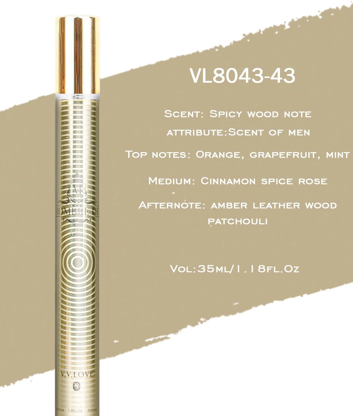 Premium Men's Fragrance Gift Set - 6x40ml Long-Lasting Eau de Parfum Collection with ambergris & Mandarin orange Notes - Luxury Cologne & Aftershave - Image 3