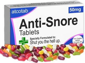 Anti Snore Snoring Funny Joke Pill ...