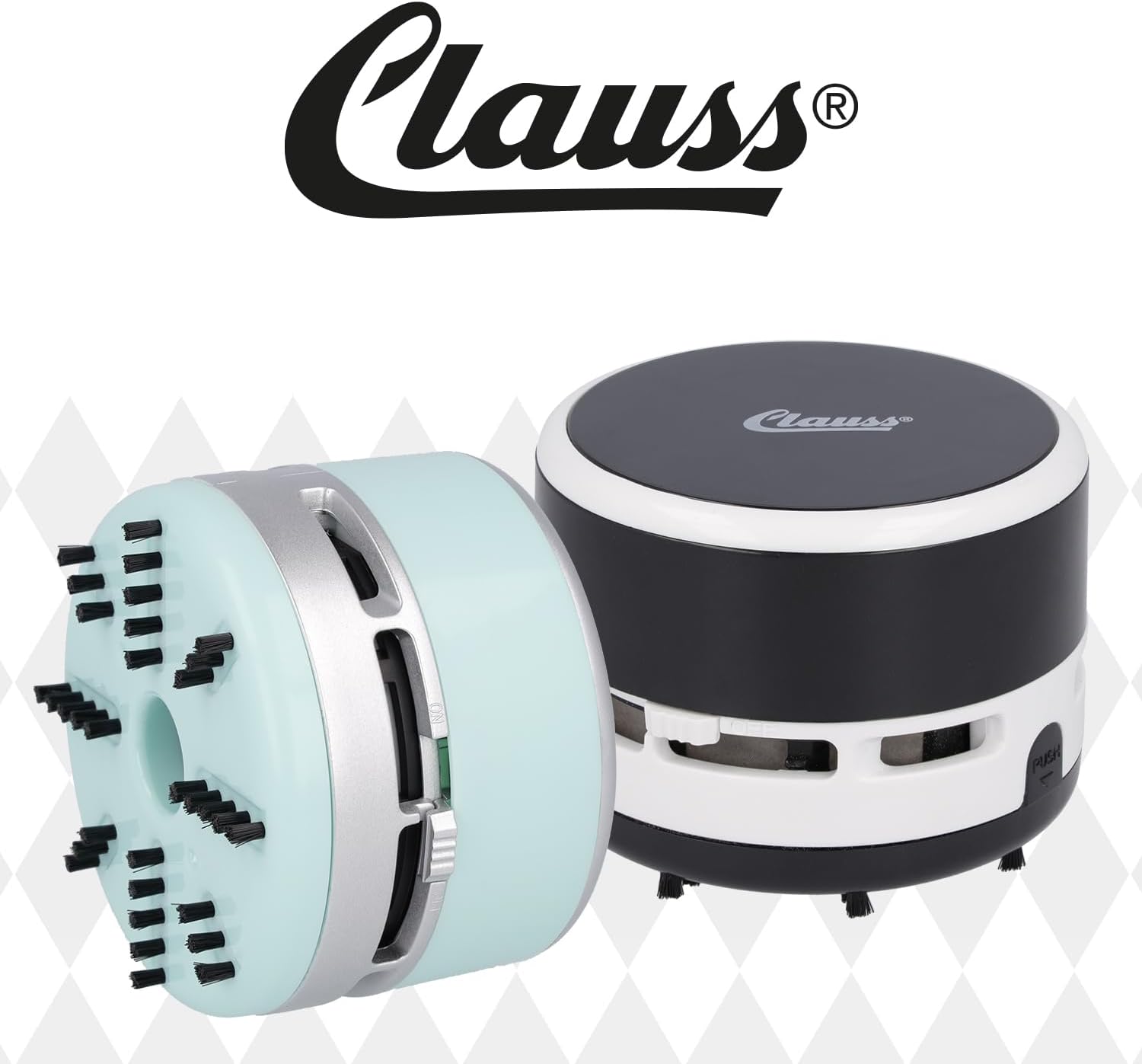 Clauss 2Clean Desk Vacuum Cleaner Black, Mini vacuum cleaner as an office gadget, Ideal for office, household or car, 2 x AA batteries (not included), Easy to clean, CL-50001 00 - Image 8