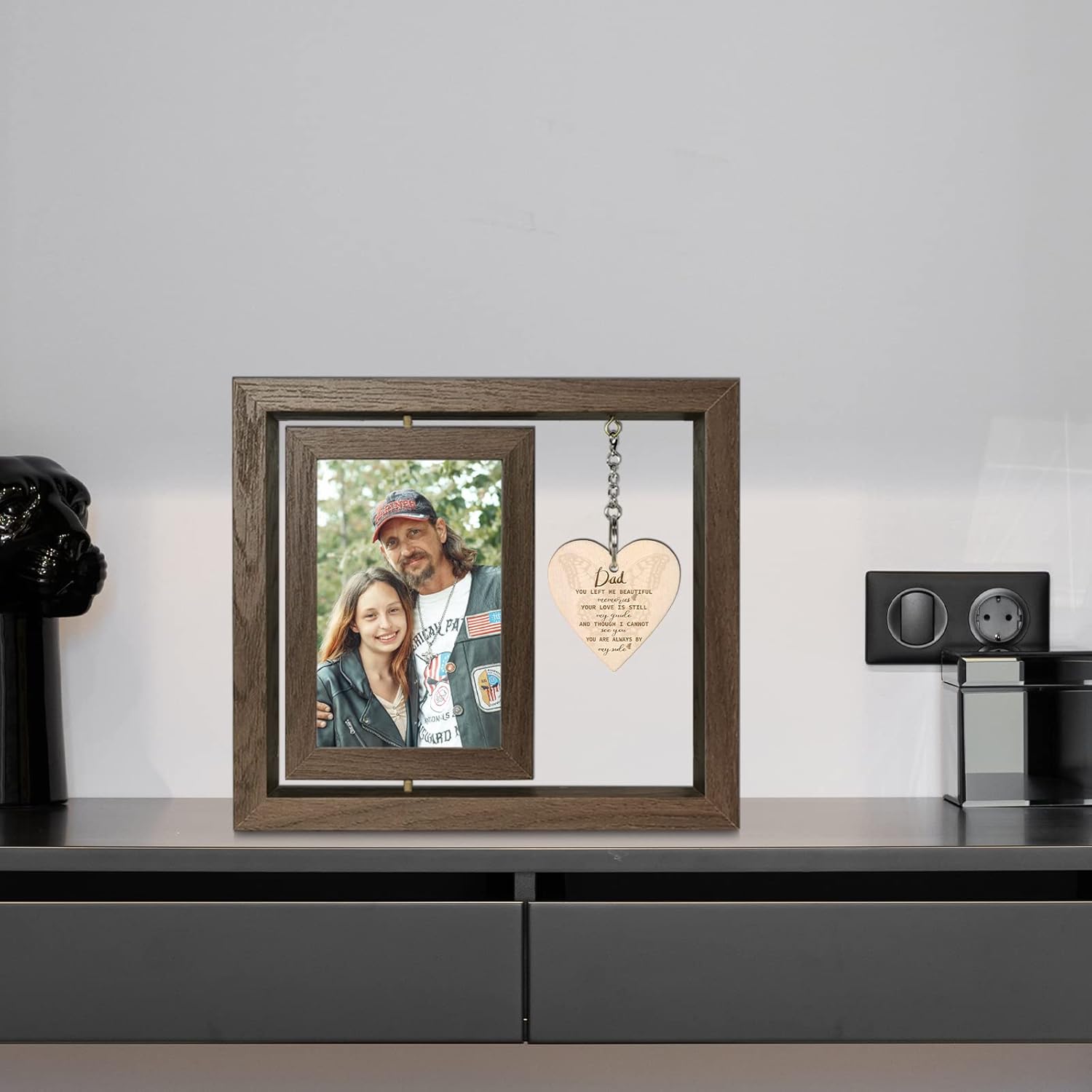 Bereavement Gifts for Loss of Dad Photo Frame Memorial, Sympathy Gift Sorry for Your Loss Father Grief Cheer Up Thinking of You Gifts for Women or Men (Dis Two 15x10 cm) - Image 4