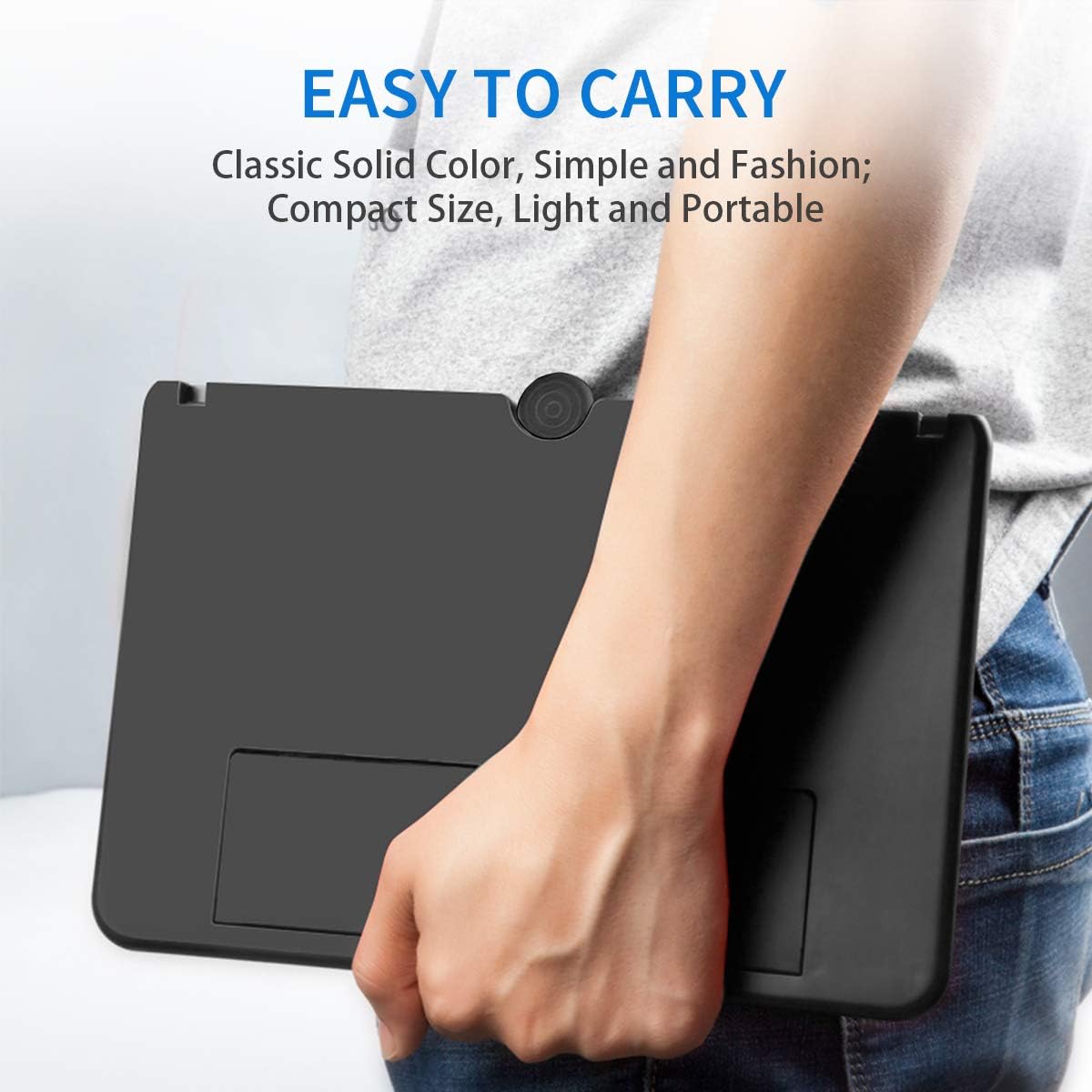 Newseego 12" Thin Foldable Phone Screen Magnifier,HD Phone Amplifier with Folding Stand Holder Portable Movie Video Game Enlarger 3d Movies Phone Projector Gadgets for Gifts-Black - Image 5