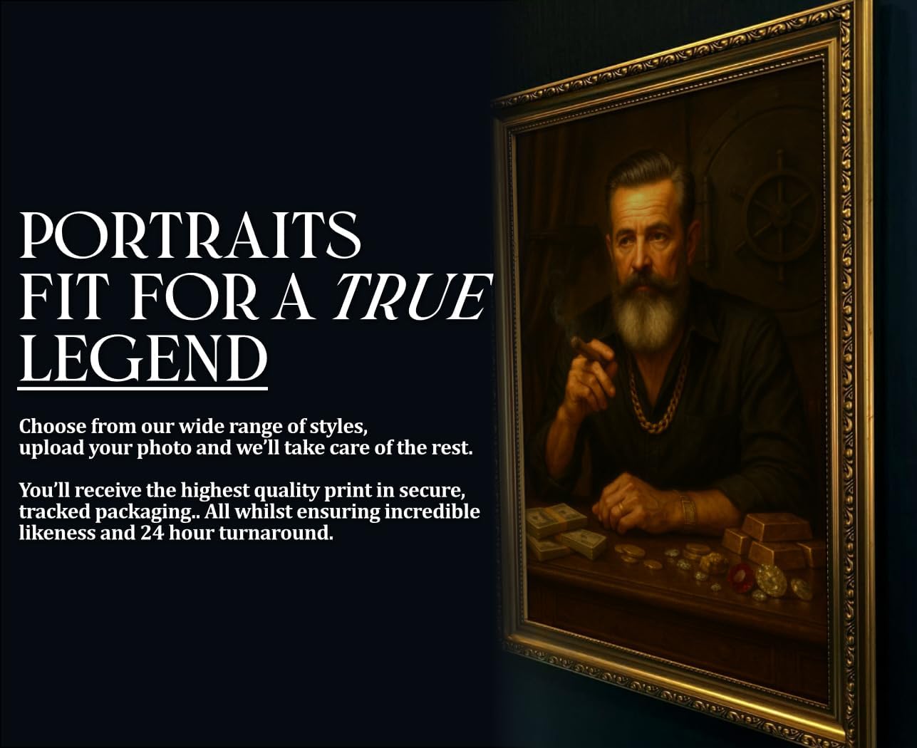 NotNiceThings Custom Royal Portrait for Dad – Personalised Painting Print | Unique Father’s Day Gift | Multiple Royal Styles | Unframed King for a Day Artwork - Image 6