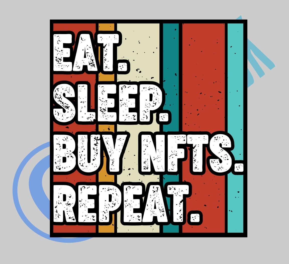 signkitsuk Eat Sleep Buy NFT Repeat 11oz Mug - Crypto Enthusiast Ceramic Coffee Cup for NFT Collectors and Blockchain Lovers - Unique Gift for Digital Art and Cryptocurrency Fans - Image 5