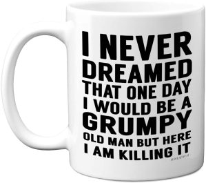 Stuff4 Grumpy Old Man Mug, Grandad ...