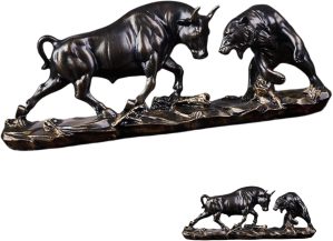 Bull Statue Vintage Resin Bull and ...