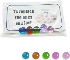5pcs Glass Bead Gift with a Card, F...