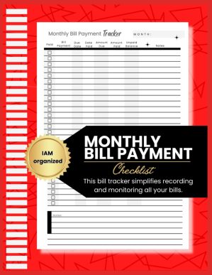 Bill Tracker with Monthly Bill Orga...