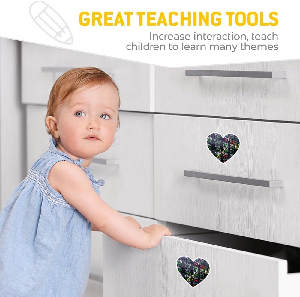 2 x Vinyl Stickers 7.5 cm - Heart Shape Stock Market Chart Stocks Shares Trade Art Print Decal Laptop Tablet Luggage Car Wall Fridge Door Sticker #52150 - Image 6