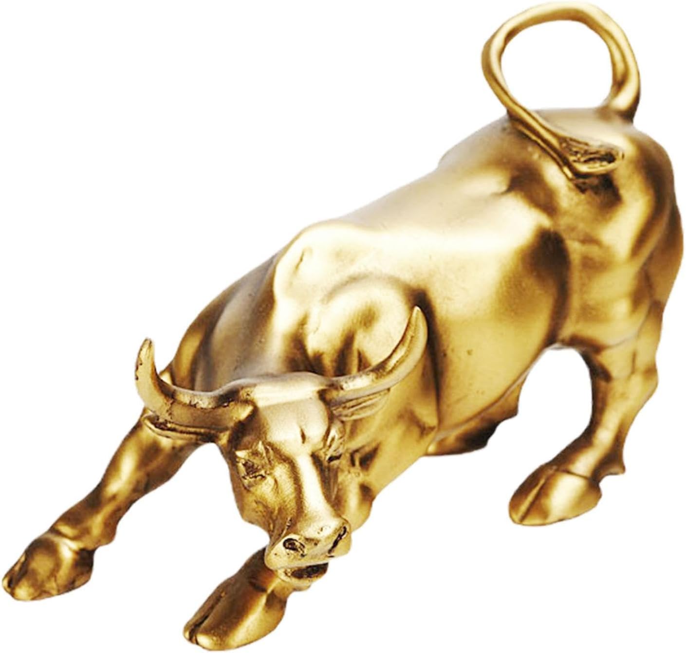 Mini Charging Bull Figurine - 15cm Resin Sculpture, Finance Luck Decor, Stock Market Desktop Shelf Office Meeting Room Display Business Reception Table Executive Gift Collectible Modern Art - Image 9