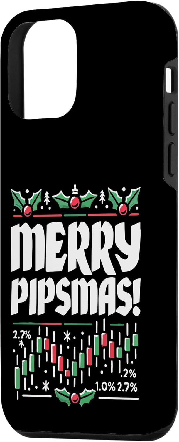 iPhone 12 mini Merry Pipsmas – Funny Christmas Forex Trading Trader Humor Case - Image 2