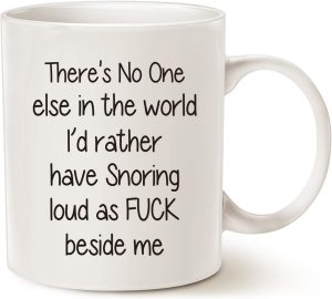 This Funny Snoring Mugs for Husband...