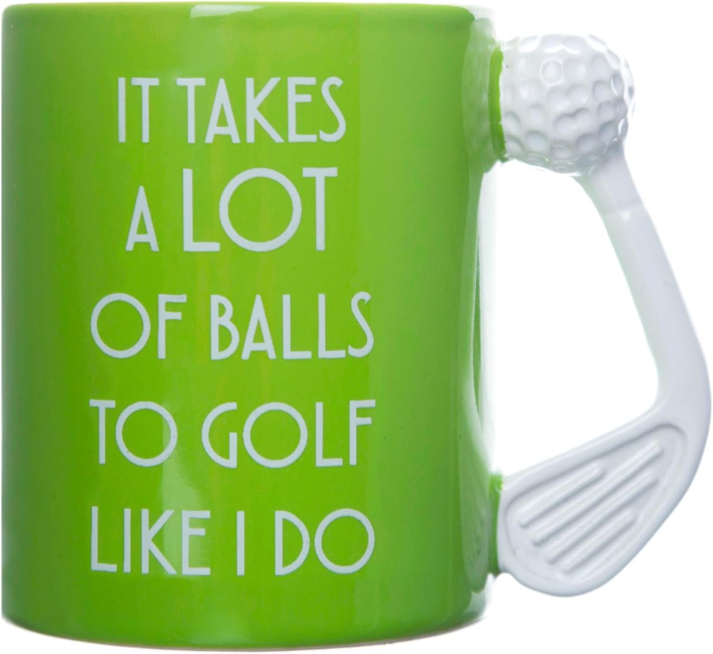 Boxer Gifts Funny Golf Gift Mug - It Takes A Lot Of Balls - Novelty Joke Golf Gifts For Men & Women - Fun Secret Santa Gift For Golfers On Christmas, Father's Day & Birthday
