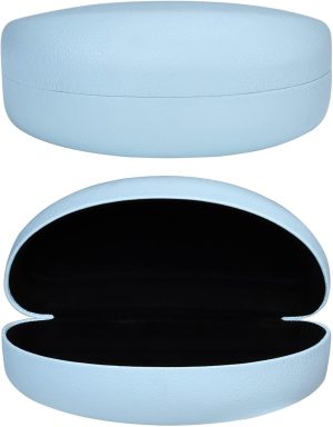 Hard Shell PU Leather Glasses Case,...