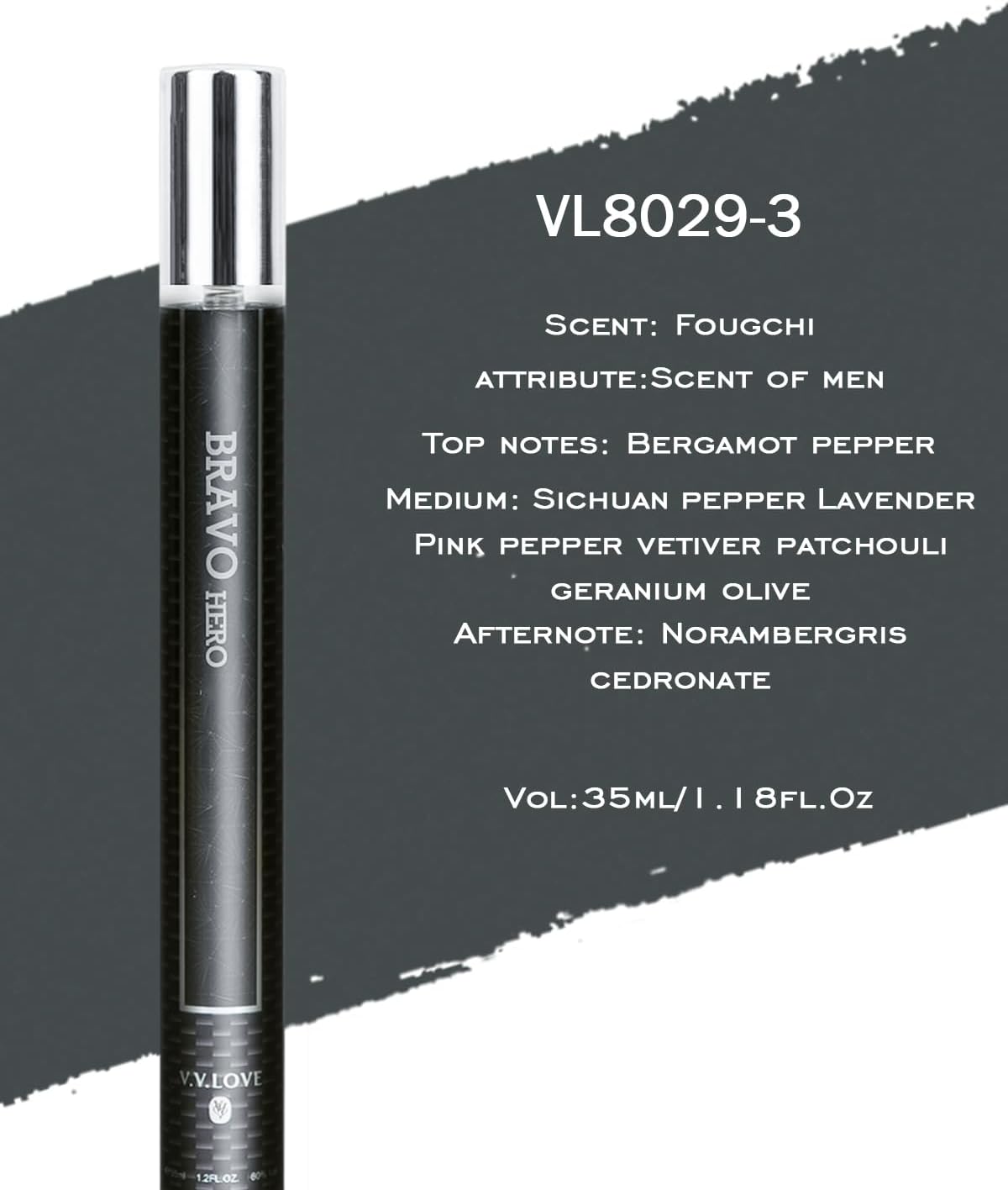 Premium Men's Fragrance Gift Set - 6x40ml Long-Lasting Eau de Parfum Collection with ambergris & Mandarin orange Notes - Luxury Cologne & Aftershave - Image 5