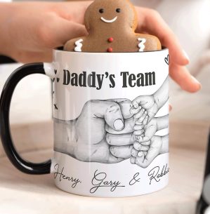 Personalised FIST Bump Daddy Mug, D...