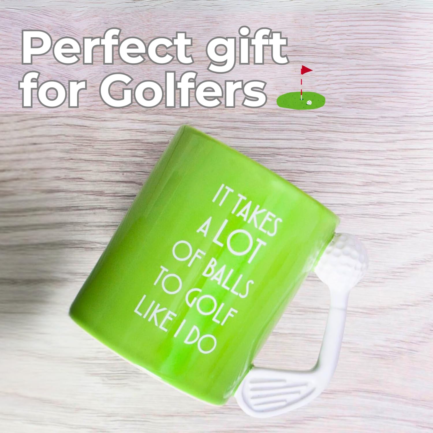 Boxer Gifts Funny Golf Gift Mug - It Takes A Lot Of Balls - Novelty Joke Golf Gifts For Men & Women - Fun Secret Santa Gift For Golfers On Christmas, Father's Day & Birthday - Image 3